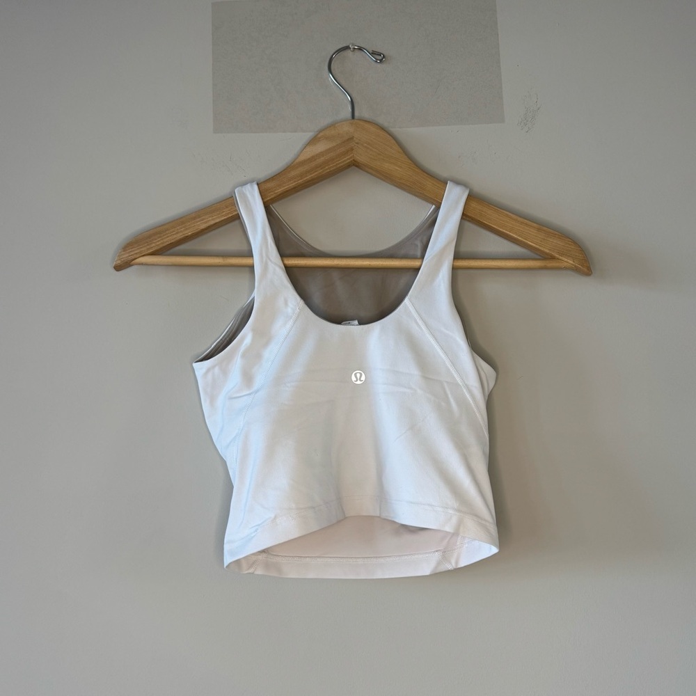 Lululemon ๐ Align High-Neck Tank Top Light Support - White - Picture 7 of 11